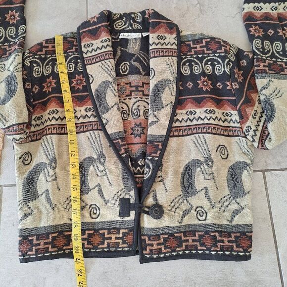 Vintage Flashback cropped Jacket Size L - Picture 4 of 6